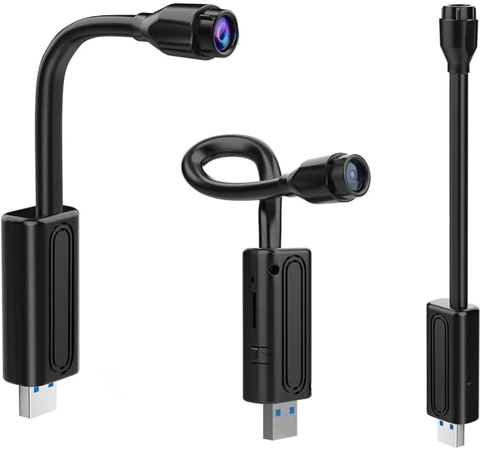 Menor Câmera Espiã WiFi Oculta de Segurança Residencial Sem Fio IP HD para Babá com Detecção Movimento Armazenamento em Nuvem Monitoramento Remoto Real Celulares iOS Android