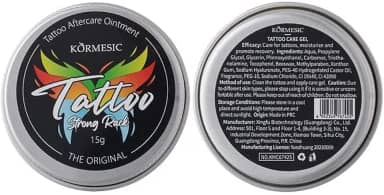 Pacote com 3 cremes de tatuagem, pomada iluminadora para tintas desbotadas e novas, suaviza, protege e melhora a cor, creme calmante para tatuagem (14 g)