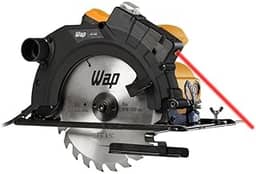 WAP Serra de Circular 7.1/4' ESC 1500 com Guia a Laser e Base de Ajuste até 45°, Empunhadura Emborrachada, 1500W 220V