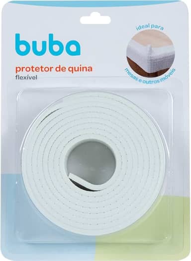 Buba Protetor De Quina E Borda - Flexível Em Rolo Branco