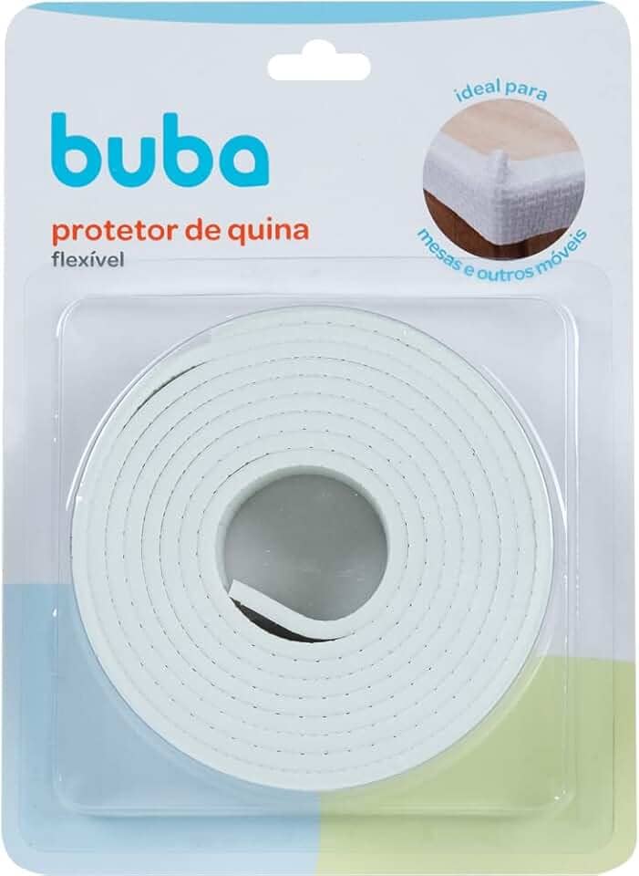 Buba Protetor De Quina E Borda - Flexível Em Rolo Branco