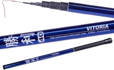 Vara De Pescar Telescópica 4m Vitória 8 Gomos 4008 Marine Sports