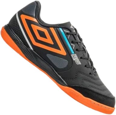 Chuteira Umbro Futsal Pro 5 Bump Club Preta e Cinza