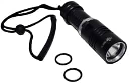 Lanterna Mergulho Cree T6 Recarregável à Prova Dágua 100m GB601