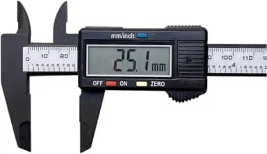 Paquímetro Digital Profissional Tela LCD Medição Precisao 150mm com Estojo feito em Metal e Plastico