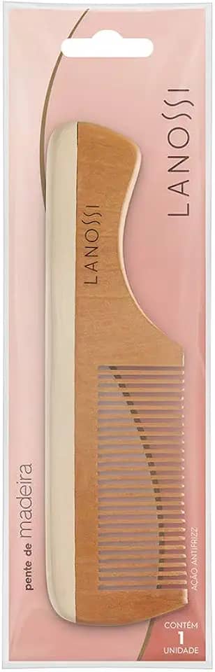 Pente de Madeira Wood, Lanossi Beauty & Care.