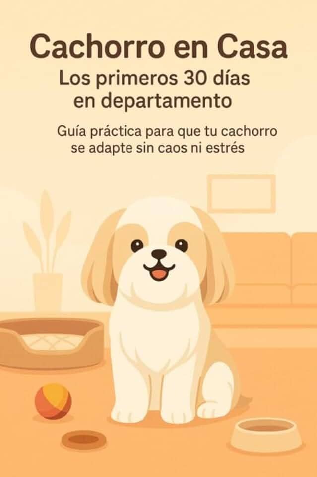 Cachorro en Casa: Los primeros 30 días en departamento: Guía práctica para la adaptación, rutina, baño y buenos modales de tu cachorro en un espacio pequeño (Spanish Edition)