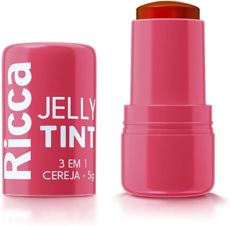 Ricca Bastão Jelly Tint Cereja