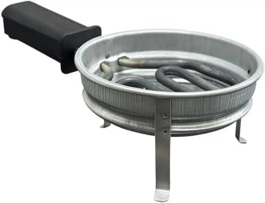 Fogareiro Acendedor Elétrico de Carvão Narguile Panelinha 110V e 220V