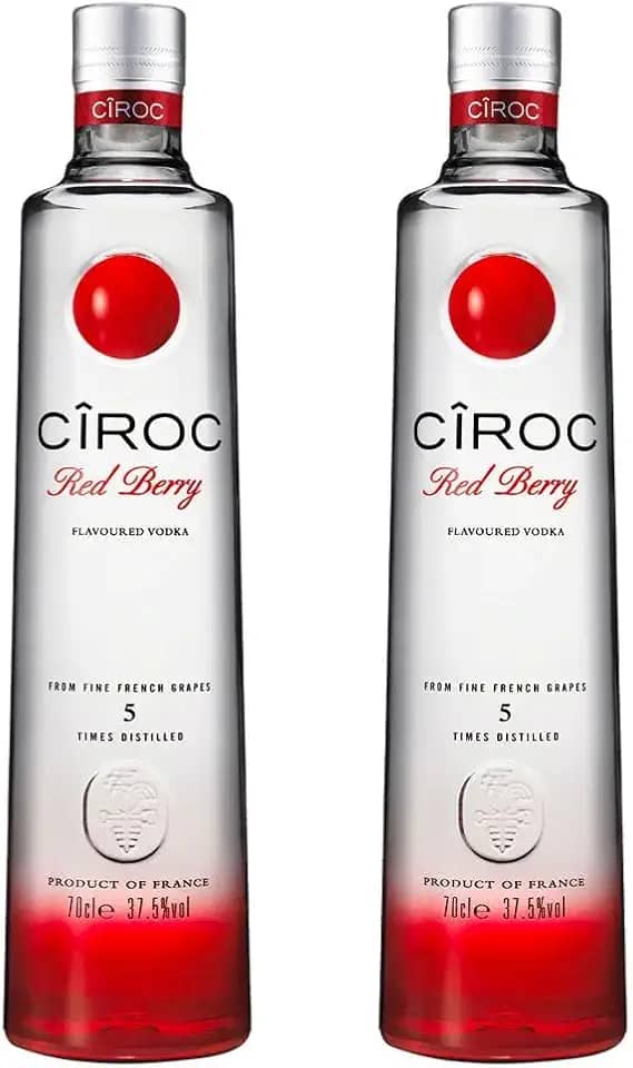 KIT 02 CIROC RED BERRY VODKA FRANCESA 750ML