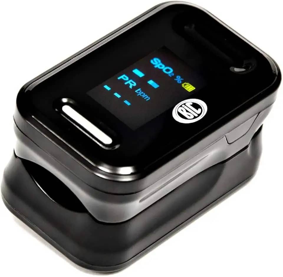 Oximetro Pulso Portátil (Tipo Dedo) Yk-80B Preto, Bic