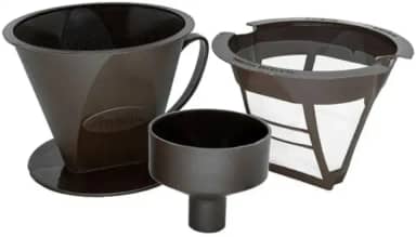 Coador De Café Permanente Porta Filtro E Adaptador Conjunto Completo Amélia Tamanho 103