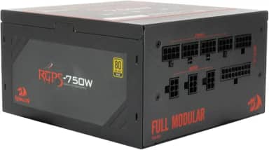 Fonte de Alimentação Gamer Redragon RGPS-750W 80 Plus Gold Full Modular, Preto