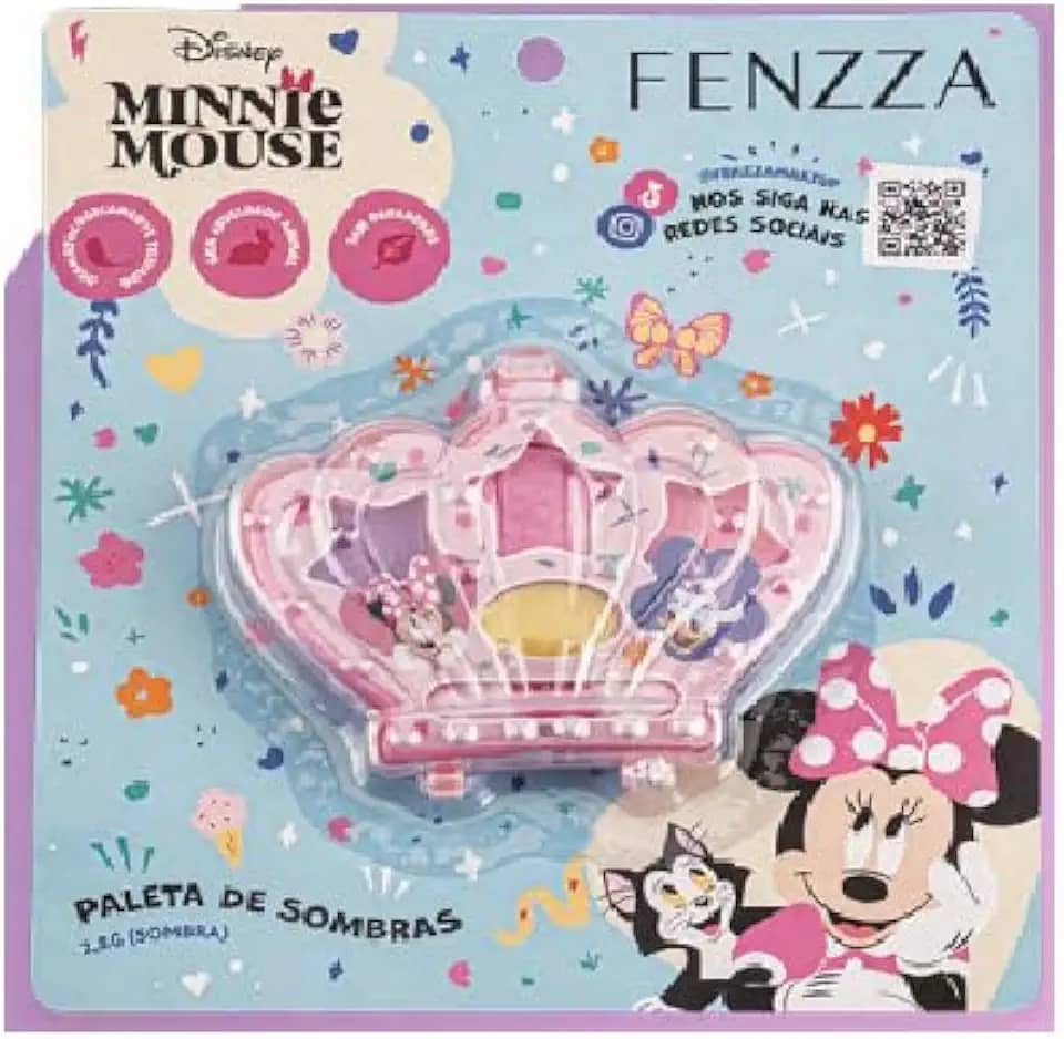 Kit Maquiagem Infantil Disney Minnie Fenzza - Presente Teen - Estojo DIS004 - Maquiagem Para Iniciantes, Custo-Benefício