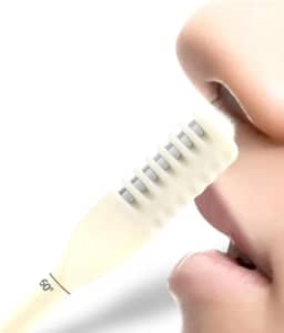 Aparador de Pelos Nariz Manual 360° Rotativo – Cabeça de Corte, Portátil, Lavável, Ideal para Nariz e Orelhas