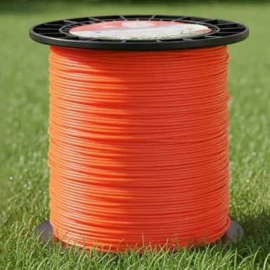 Bobina Fio De Nylon Roçadeira 3mm Rolo 2kg Quadrado Resistente