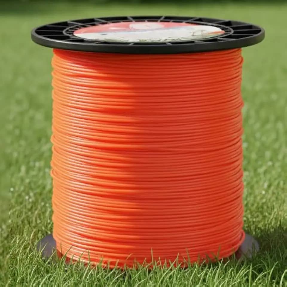 Bobina Fio De Nylon Roçadeira 3mm Rolo 2kg Quadrado Resistente