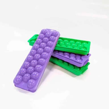 Forma Gelo, Forma de Gelo de Silicone, Kit 4 Formas de Gelo Tipo Bolinha, Adequado para Fazer Bola de Gelo, Forminha