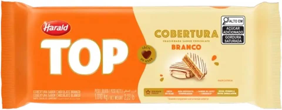 Cobertura Harald TOP em Barra 1,01kg (1,01kg, Chocolate branco)