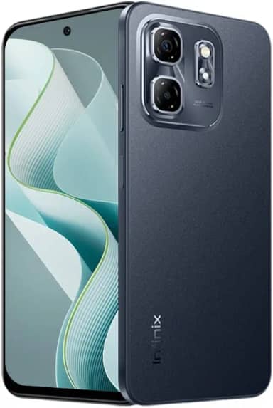 Smartphone Infinix Hot 50i 4GB RAM 256GB 4G Câmera Dupla 48MP+ Selfie 8MP NFC 5000mAh 6,7' 120Hz - Preto Obsidiana