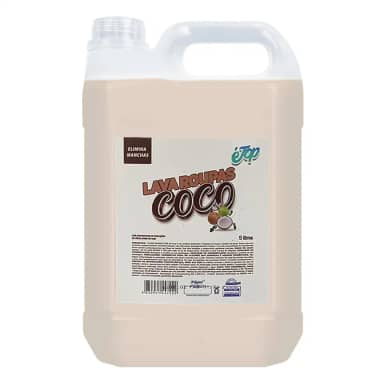 Lava Roupas de Coco, Sabão Líquido para Roupas, Elimina Manchas, É Top, 5 Litros