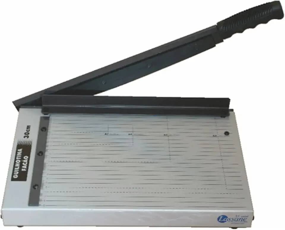 Guilhotina Refiladora Facão De Mesa 300mm Lassane A4