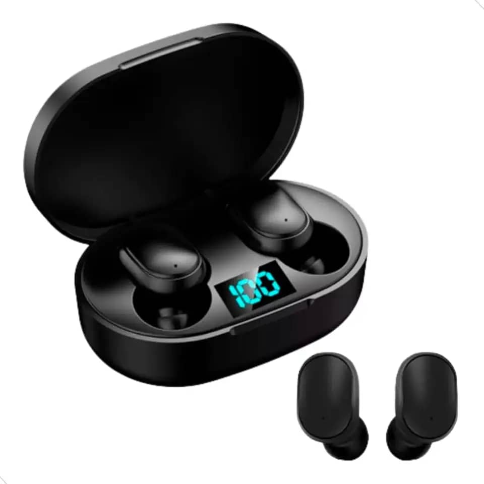Fone De Ouvido Bluetooth 5.0 Sem Fio In-ear Usb Preto Controle com o Toque Cancelamento Ruído Mundo Compras