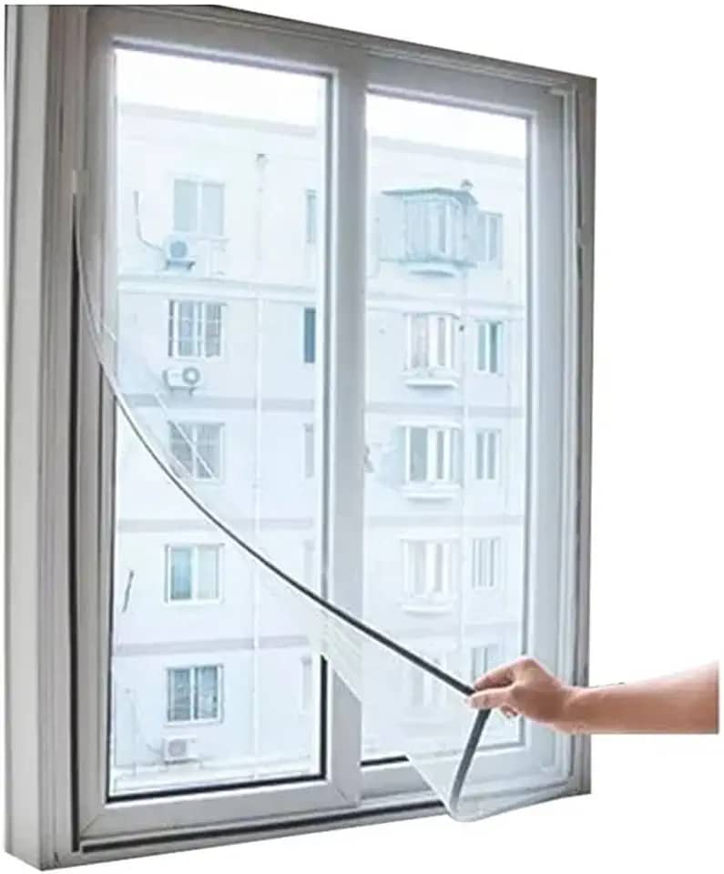 Tela Mosquiteiro Magnética para Janela Cortina de Proteção contra Insetos Mosquito 150cm X 180cm
