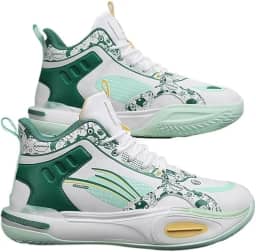 Tênis de basquete masculino com sola de borracha antiderrapante tênis de corrida esportivo botas de basquete respiráveis presente