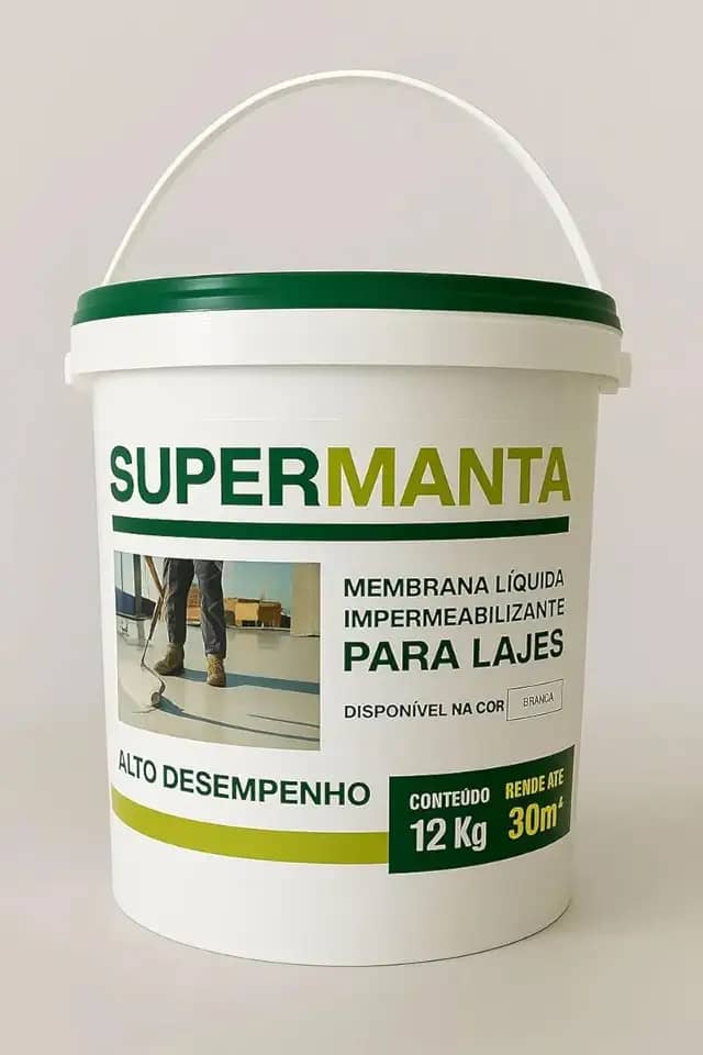 Manta Liquida Impermeabilizante 12 Kg Lajes Branca