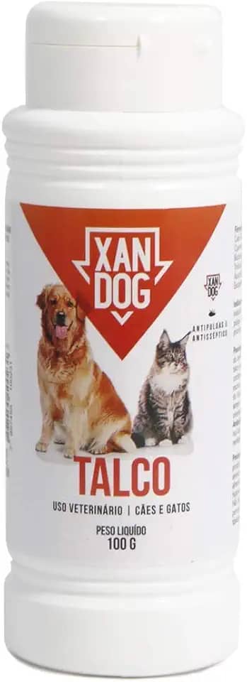 Talco Antipulgas e Antisséptico Xandog Centagro 100g