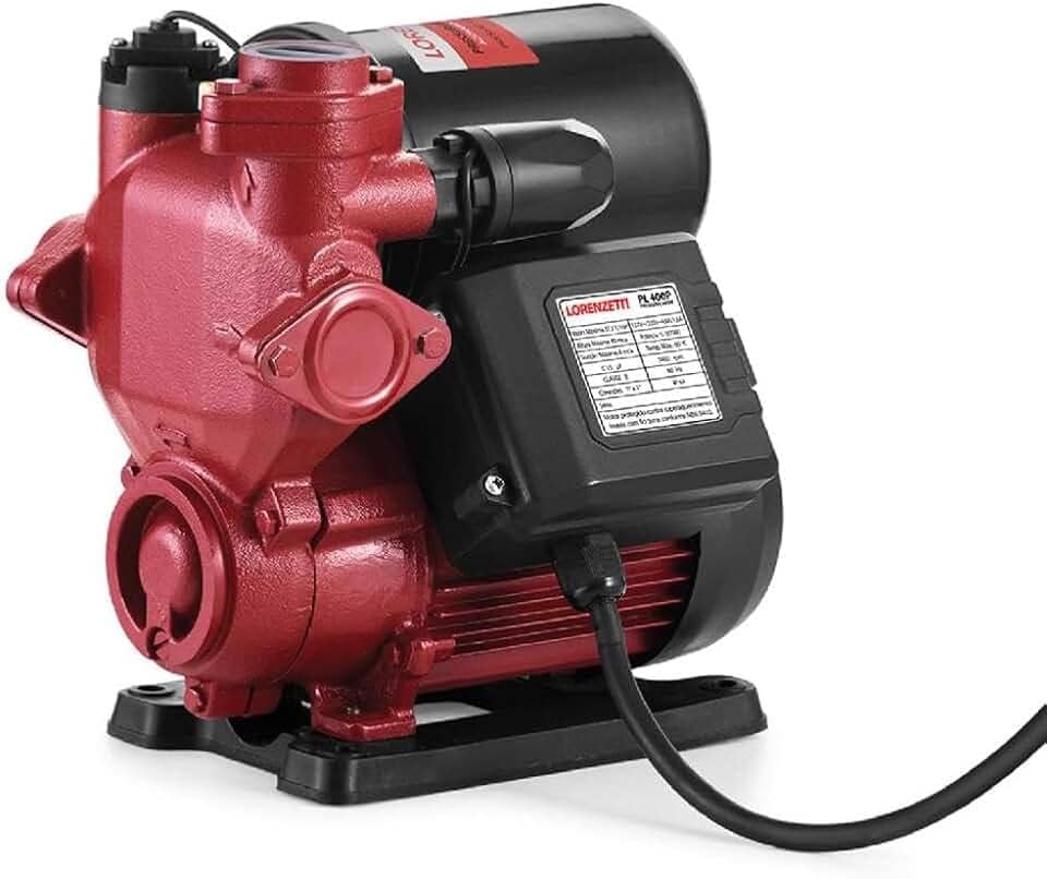 Pressurizador de Água Pl400P 40 MCA, Lorenzetti, 7541022, Vermelho/Preto, Médio