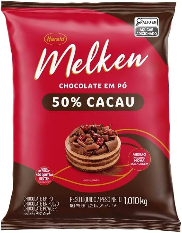 Chocolate Em Pó 50% 1,01Kg Melken Harald