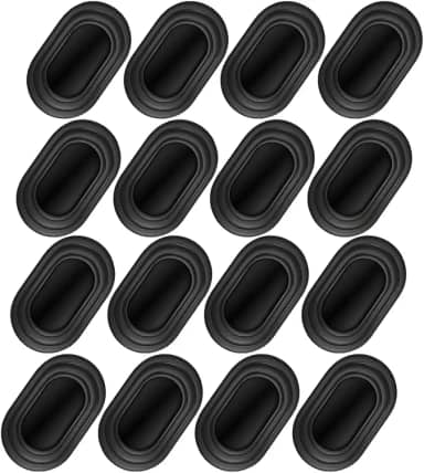 Amortecedor de porta de carro, 16 peças, vedação de proteção de fechamento de porta de veículo com absorção de choque, almofada automotiva anticolisão à prova de som, universal para caminhões