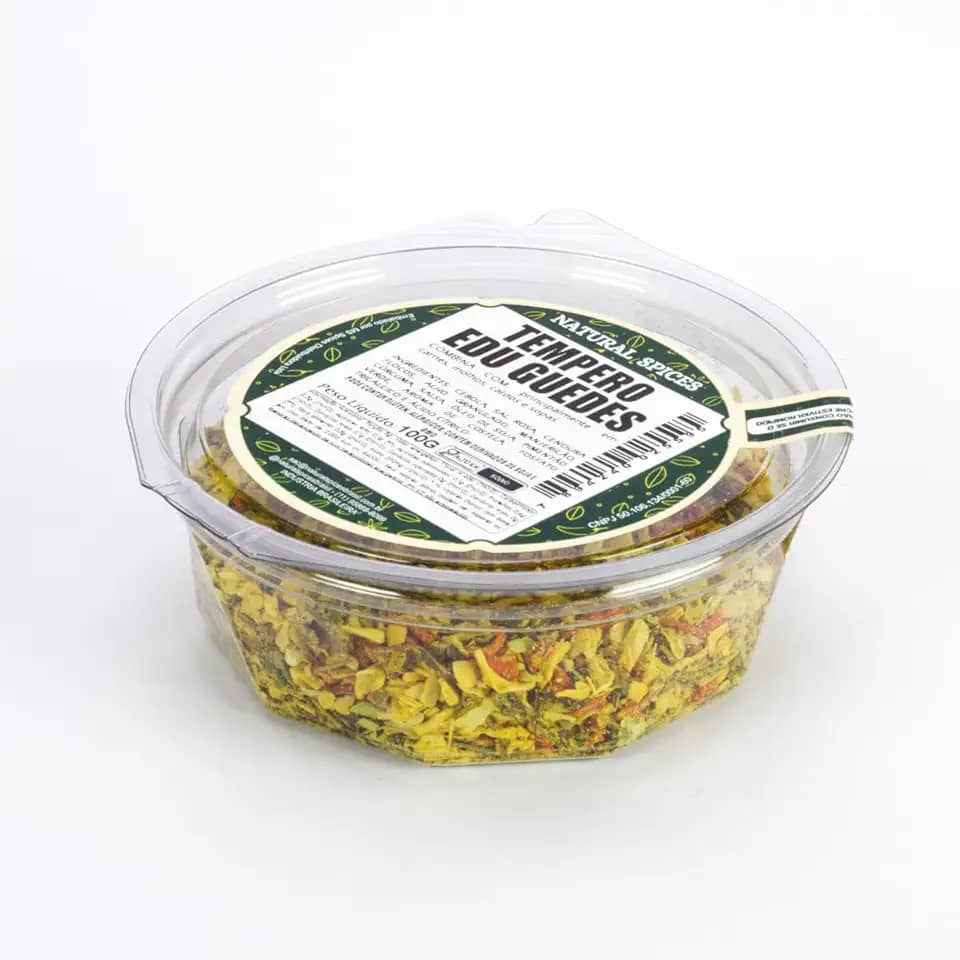 Tempero Edu Guedes 100 g – Natural, Aromático e Versátil para Carnes, Frangos e Receitas Variadas - Natural Spices
