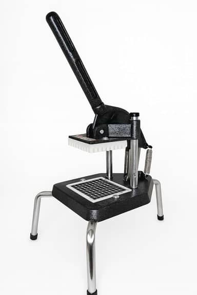 Picador Legumes Batata Cortador Tripé Multiuso Tomate Cebola Frios Cabrita + 2 Brindes