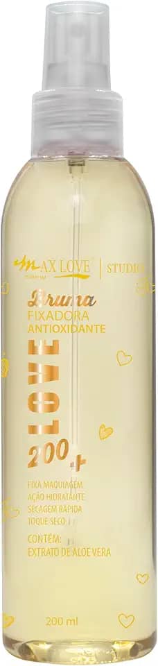 Bruma Fixadora Antioxidante Max Love 200ml - Fixador de Maquiagem, Refrescante e Hidratante, Skincare