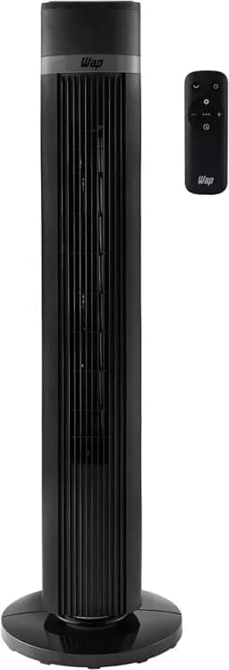 WAP Ventilador de Torre AIR SILENCE com 4 Ní­veis de Velocidade, Time de até 15 Horas e Desligamento Automático 127V