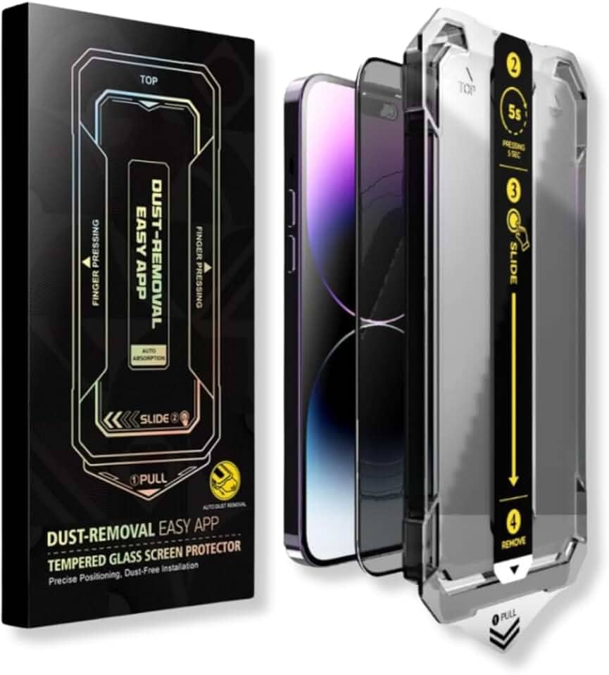 Película de Proteção com Aplicador Compatível para Iphone Anti Impacto Resistênte Transparente 3D SafeCare (15 Pro Max)