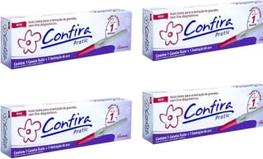 Teste De Gravidez Confira Pratic SanFarma KIt c/4 Un