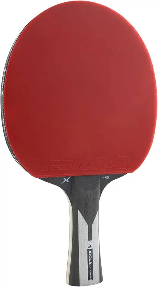 JOOLA Raquete de tênis de mesa Ping Pong Carbon X Pro aprovada pela ITTF, competição profissional, preto/cinza, esponja de 2,0 mm