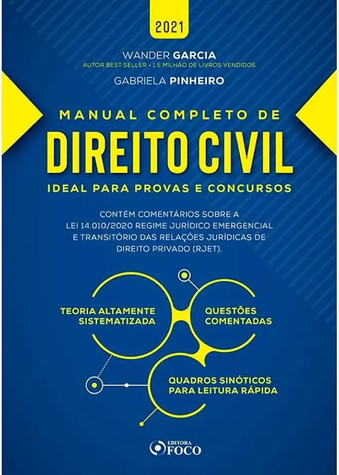 MANUAL COMPLETO DE DIREITO CIVIL - 3ª ED - 2021: Ideal Para Provas e Concursos