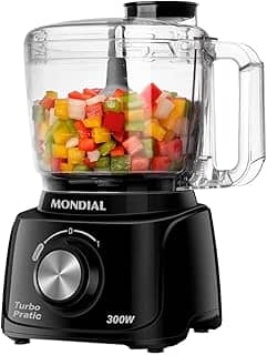 Mini Processador Turbo Pratic, Mondial, Preto, 300W, 110V - MP-16-B