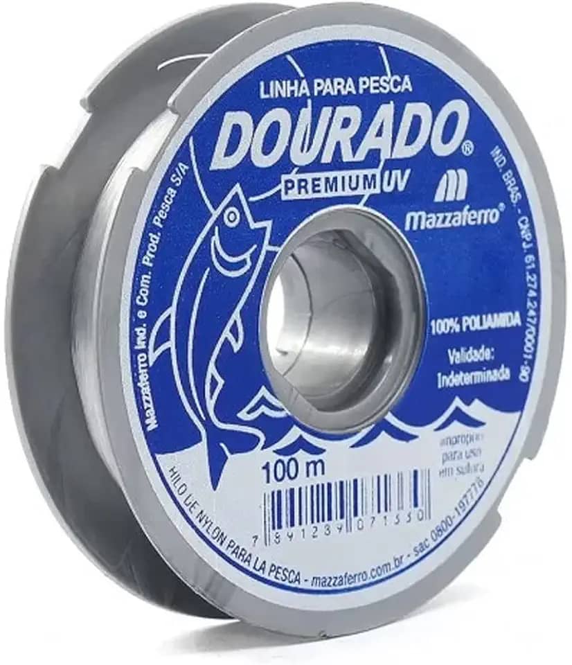 Linha para Pesca 0,40 mm c/100m Dourado Mazzaferro