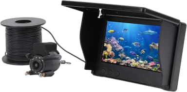Câmera de Pesca Subaquática, Câmera Portátil 1080P HD Fish Finder Com Tela de 4,3 Polegadas, ângulo Amplo de 220 °, Cabo de 30 M, para Pesca de Caiaque Em Barco No Mar Em Lago de