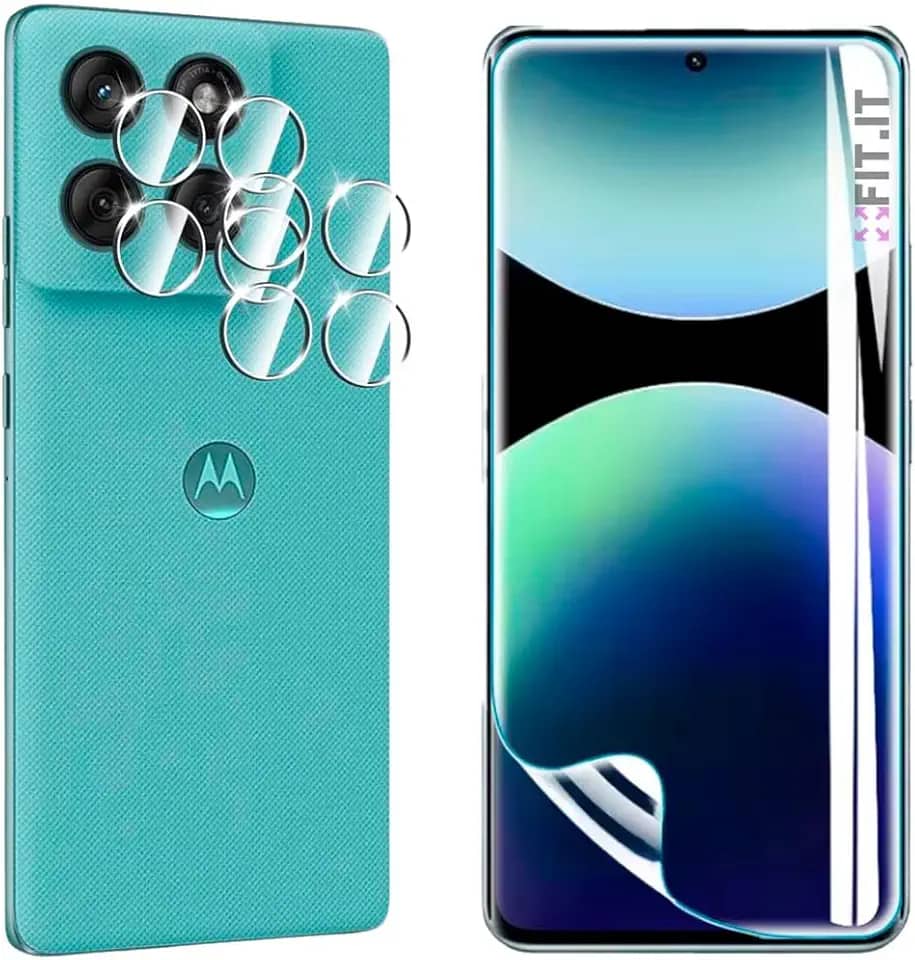 FIT IT Kit Película Hidrogel para Motorola Edge 60 Pro 5G e Película Proteção para Câmera