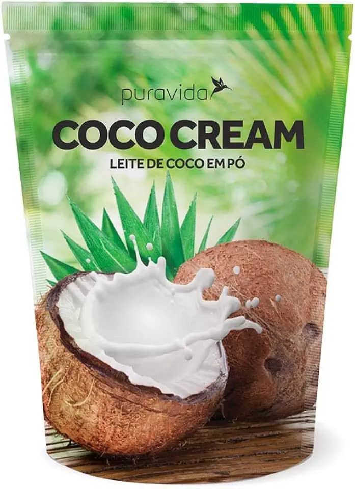 Puravida Leite de Coco em Pó Coco Cream Sem Açúcar 1kg
