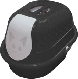 Furacão Pet, Cat Toalete, Sanitário Fechado Para Gatos - Preto