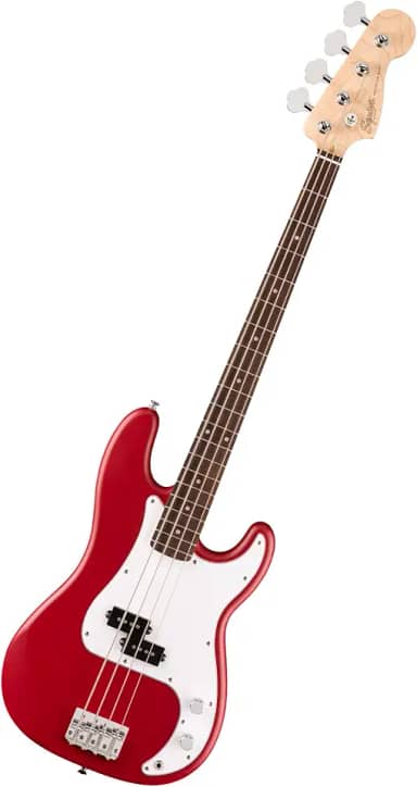 Squier by Fender 6 String Bass Guitar, Direita, Dakota Red, Completo (0379700554)