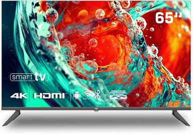 Smart TV HQ 65' 4K tela sem bordas design Slim HQS65NKHM